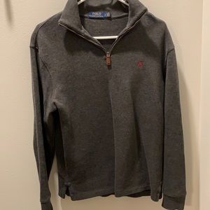 Men’s long sleeve polo crew neck